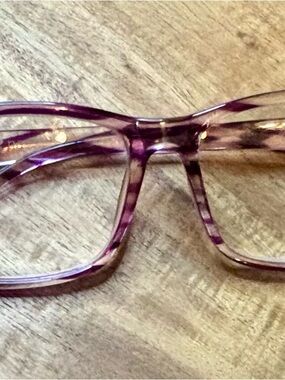 Source Unknown Purple Clear Kids Sunglasses